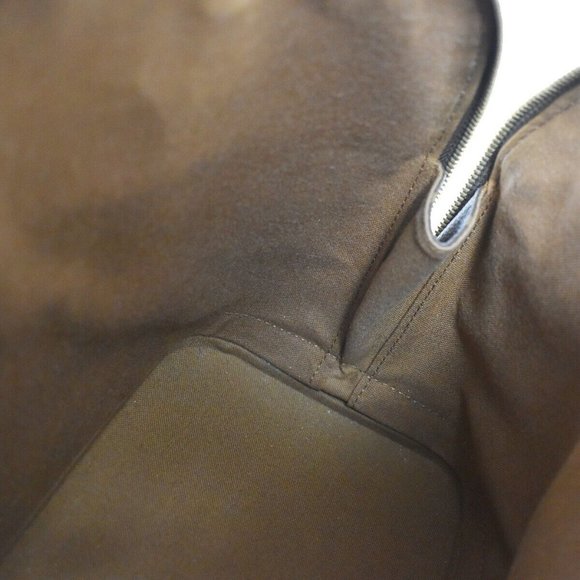 LOUIS VUITTON LV Logo Alma 2Way Hand Bag Monogram Leather Brown M51130 73YC686 - Picture 15 of 15